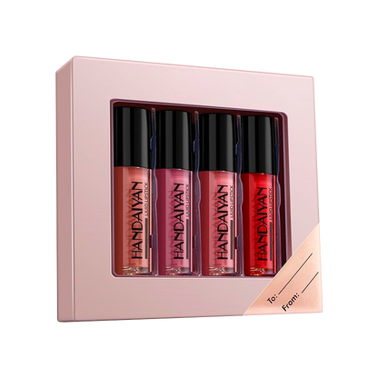 HANDAIYAN Lip Gloss Set – 4 Shades Gift Box