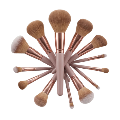 Makeup Brush Set — Concealer, Blush, Powder, Eyeshadow & Foundation Brushes