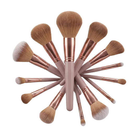 Makeup Brush Set — Concealer, Blush, Powder, Eyeshadow & Foundation Brushes