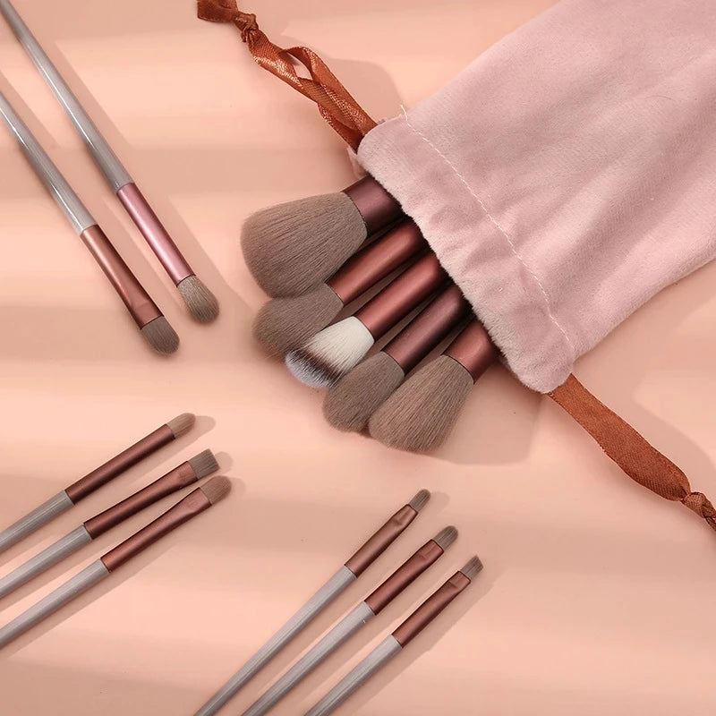 Makeup Brush Set — Concealer, Blush, Powder, Eyeshadow & Foundation Brushes