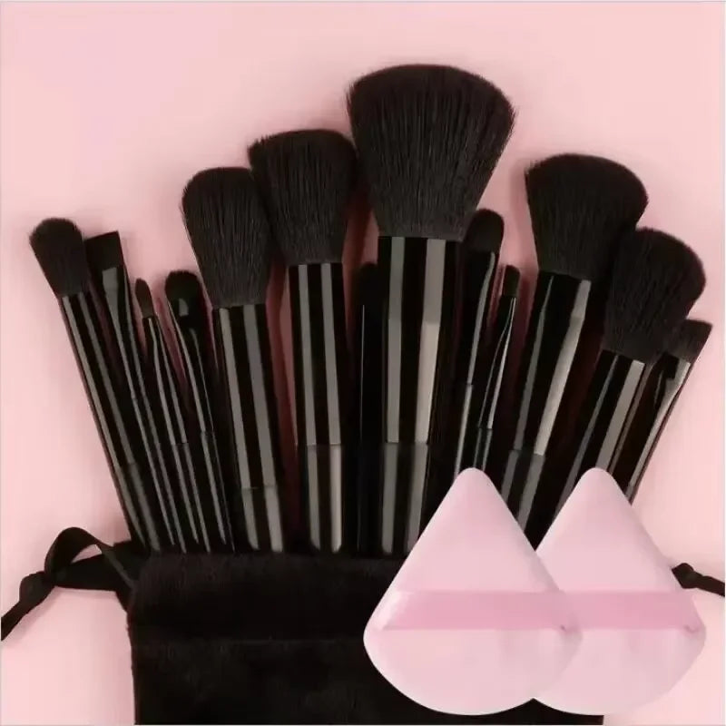 Makeup Brush Set — Concealer, Blush, Powder, Eyeshadow & Foundation Brushes
