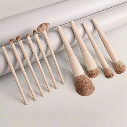 Makeup Brush Set — Concealer, Blush, Powder, Eyeshadow & Foundation Brushes