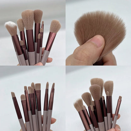 Makeup Brush Set — Concealer, Blush, Powder, Eyeshadow & Foundation Brushes