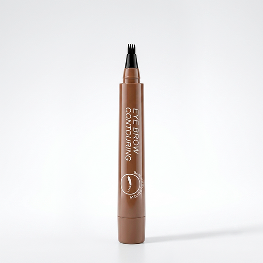 Waterproof Eyebrow Pen — Micro-Fork Tip for Hair-Like Strokes